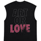 Art Or Love Cut Sleeve Shirt