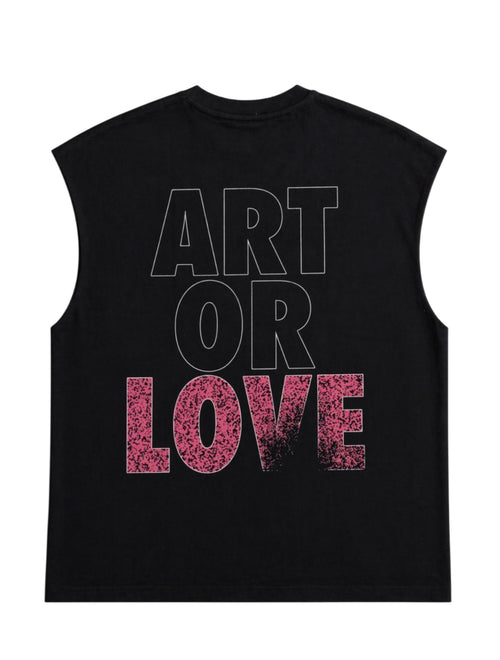 Art Or Love Cut Sleeve Shirt