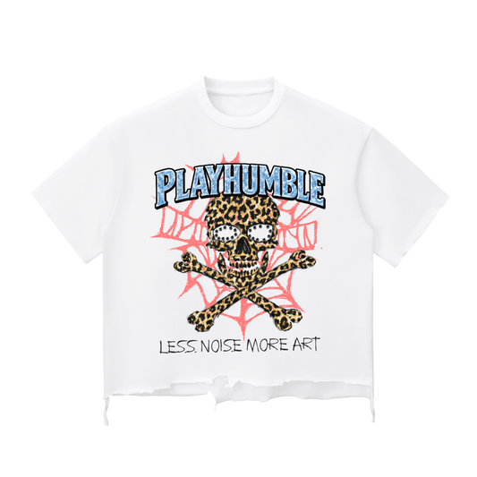 Less Noise More Art White Shirt