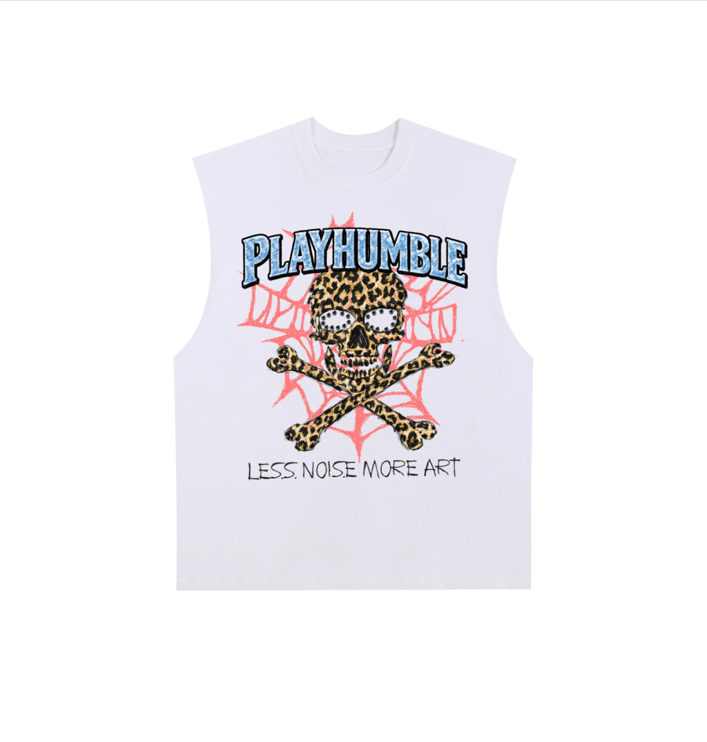 Less Noise More Art Sleeveless Shirt