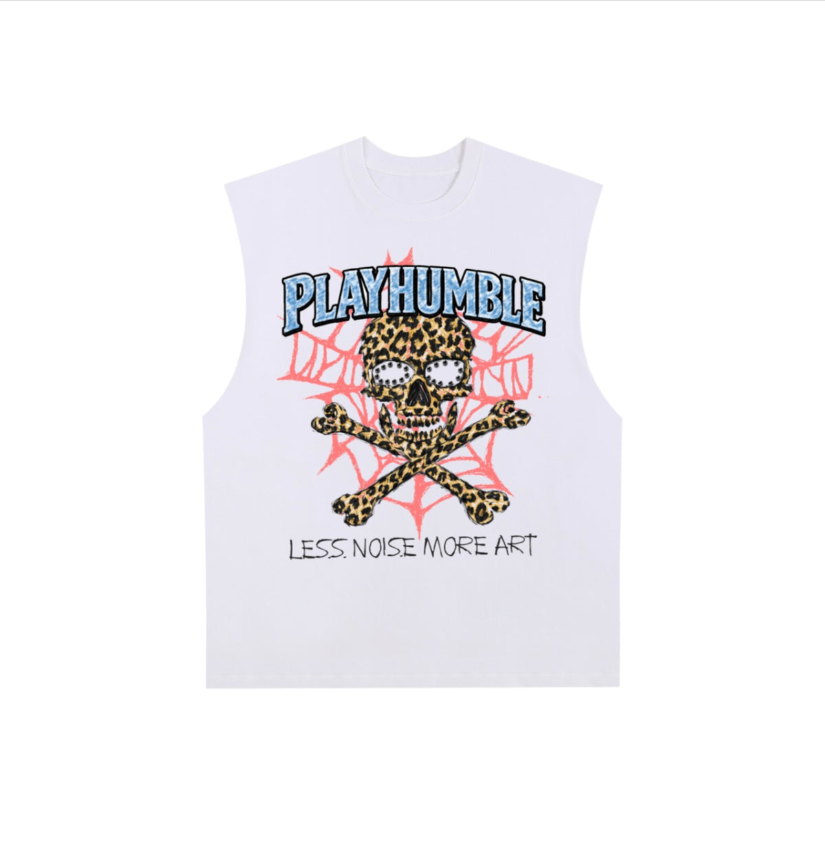 Less Noise More Art Sleeveless Shirt