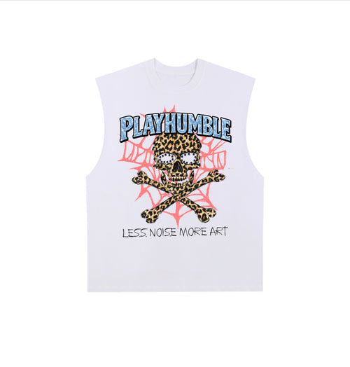 Less Noise More Art Sleeveless Shirt