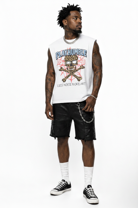 Less Noise More Art Sleeveless Shirt