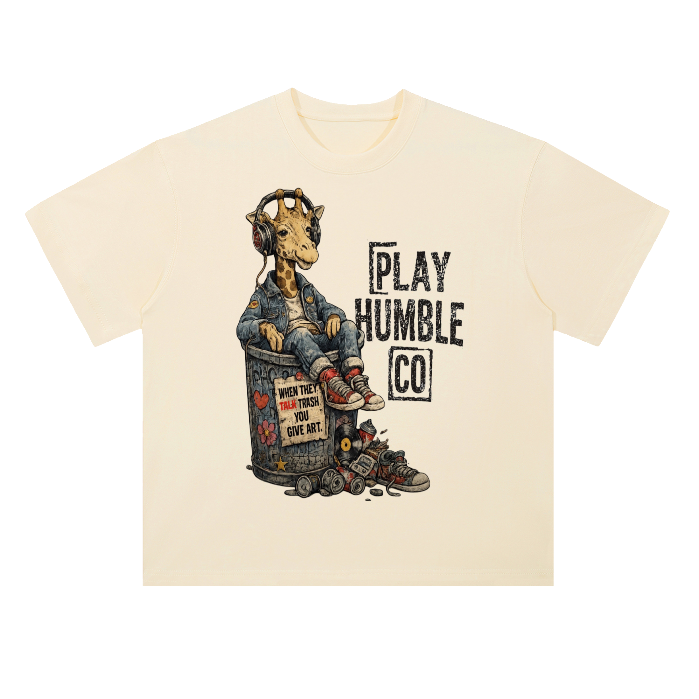 Talk Trash More Art Shirt